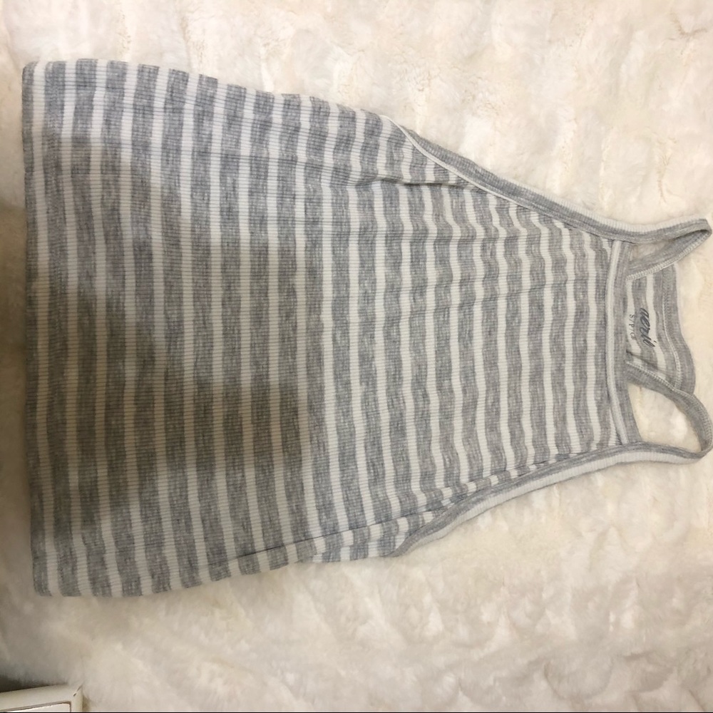 Striped aerie crop top